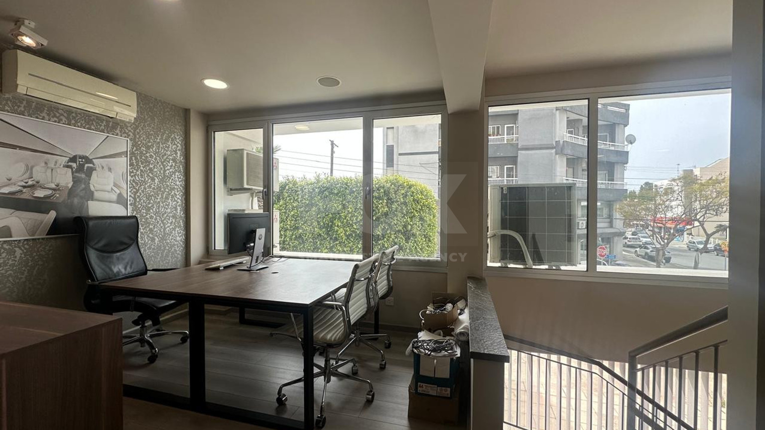 For Rent Furnished office ground floor and upper level in central limassol walking distance to all amenities.