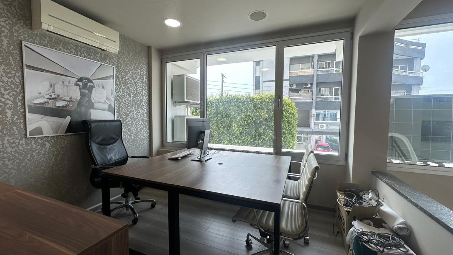 For Rent Furnished office ground floor and upper level in central limassol walking distance to all amenities.