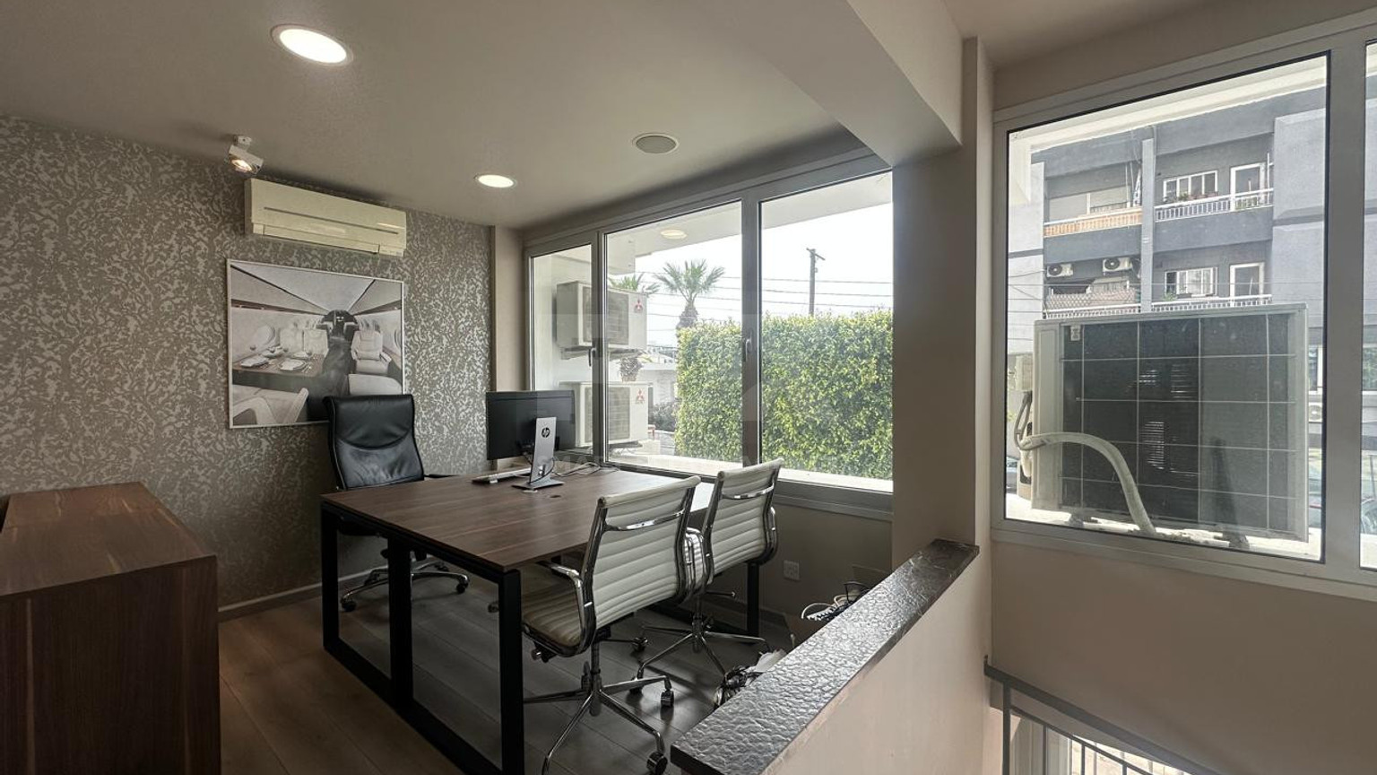 For Rent Furnished office ground floor and upper level in central limassol walking distance to all amenities.