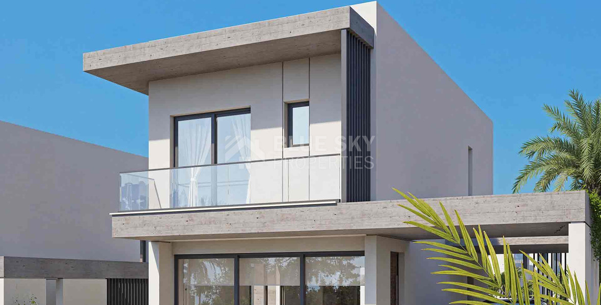 Beachfront , three bedroom Villas in Chloraka Paphos – Luxury Sea View Homes with Private Pools and Modern Design