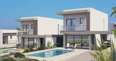 Beachfront , three bedroom Villas in Chloraka Paphos – Luxury Sea View Homes with Private Pools and Modern Design