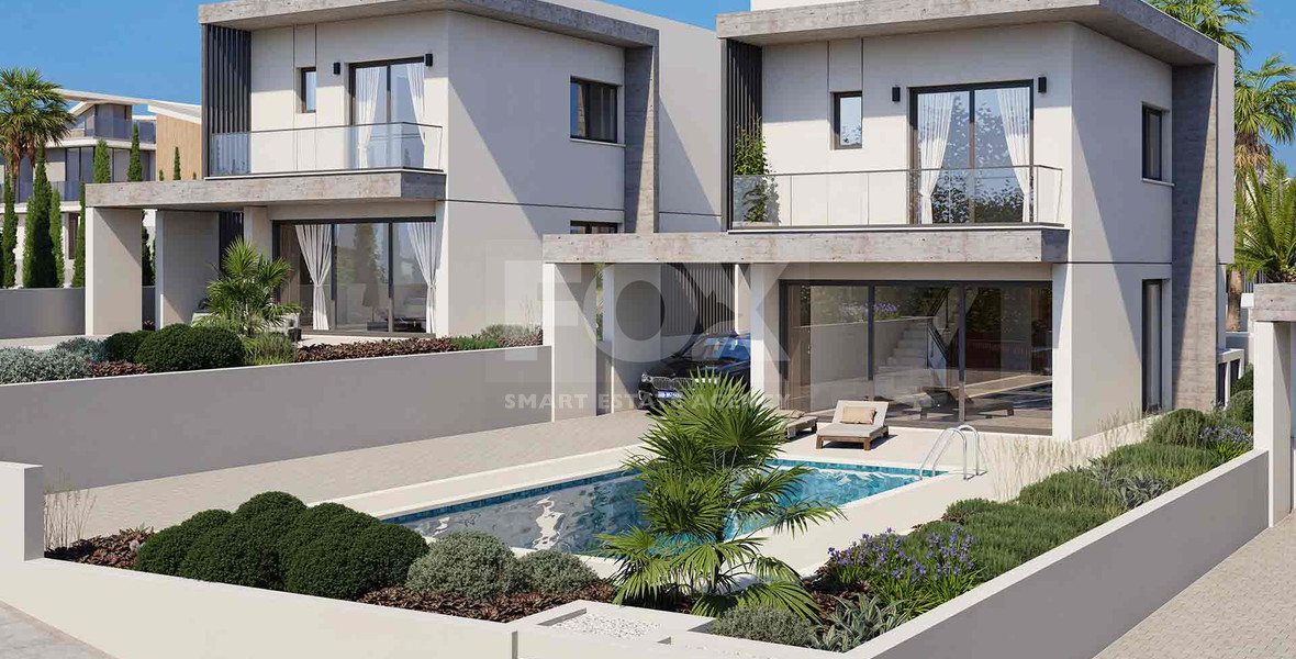 Contemporary three Bedroom Villa in Chloraka , in Paphos – Close to Beach & Harbour