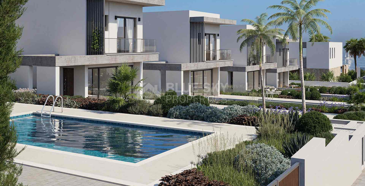 Contemporary three Bedroom Villa in Chloraka , in Paphos – Close to Beach & Harbour