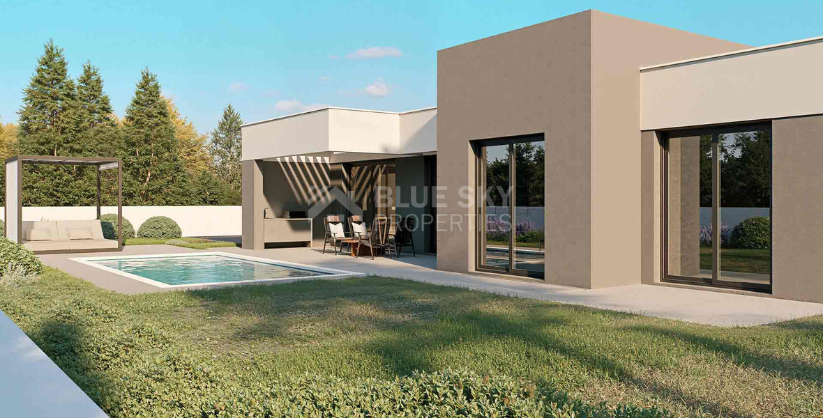 Contemporary three Bedroom Villa in Chloraka , in Paphos – Close to Beach & Harbour