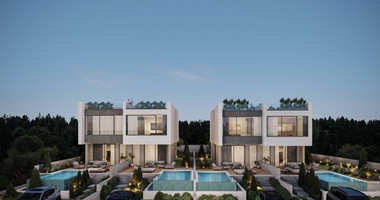 Contemporary three bedroom Gated Homes with Sea Views and Luxury Finishes in Chloraka, Paphos for sale