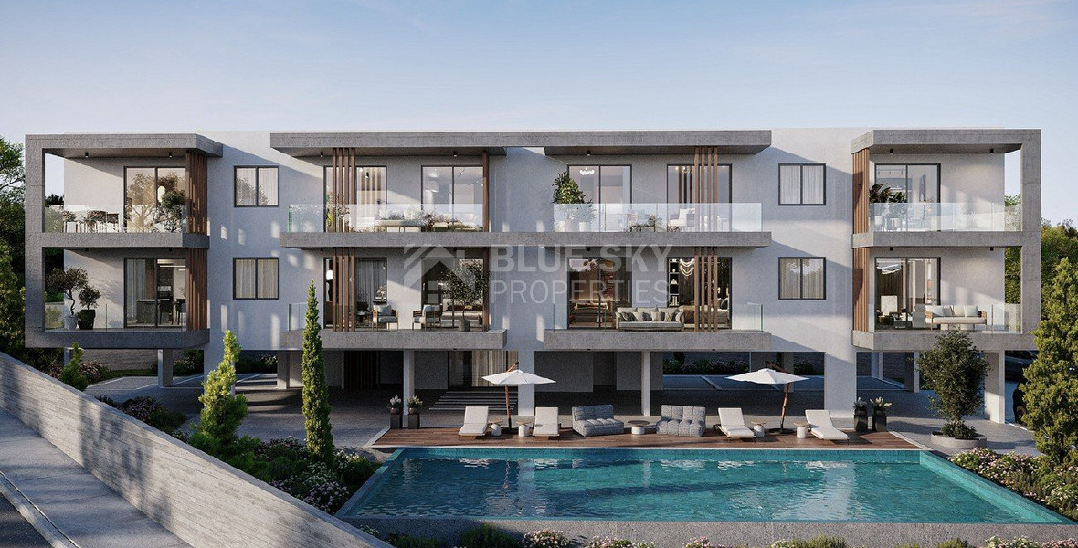 Contemporary three bedroom Gated Homes with Sea Views and Luxury Finishes in Chloraka, Paphos for sale