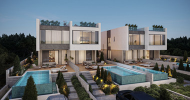 Contemporary three bedroom Gated Homes with Sea Views and Luxury Finishes in Chloraka, Paphos for sale