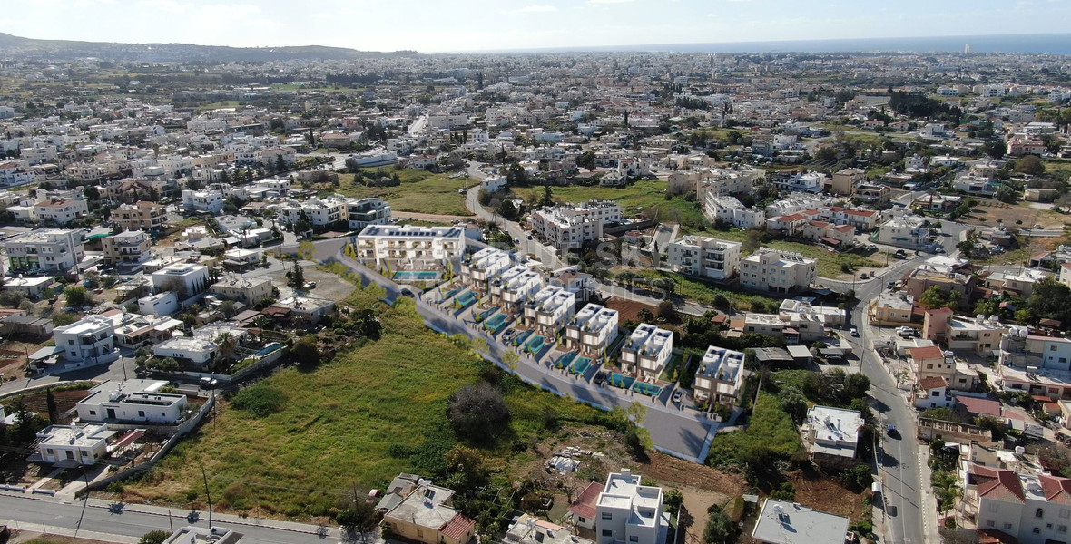 Contemporary three bedroom Gated Homes with Sea Views and Luxury Finishes in Chloraka, Paphos for sale