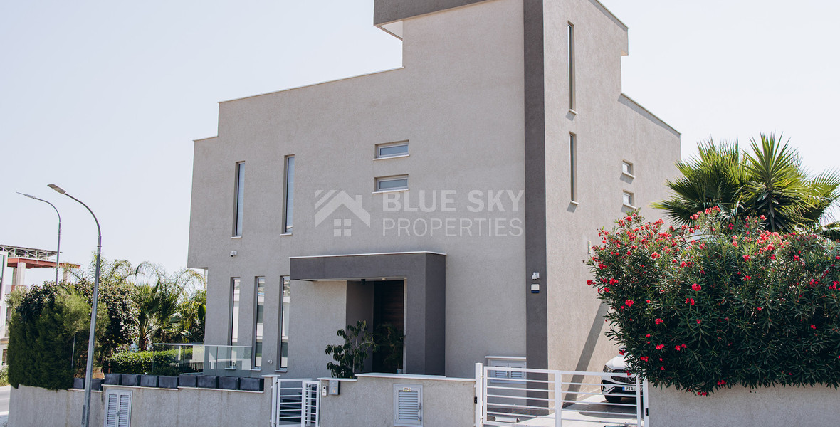 For Sale  Luxury six-Bedroom Villa with Panoramic Sea Views in Agia Paraskevi-Germasogeia, Limassol