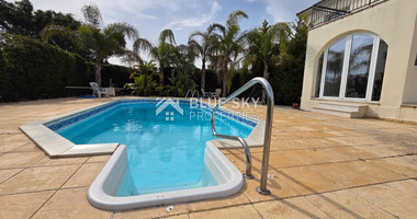 Three bedroom detached house for rent in Agios Tychonas - furnished with private pool