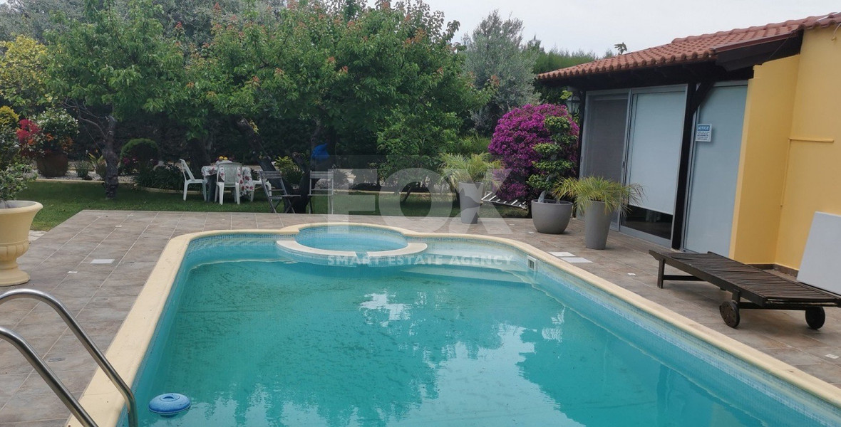 Spacious  Four Bedroom Detached Home with Pool in Kolossi