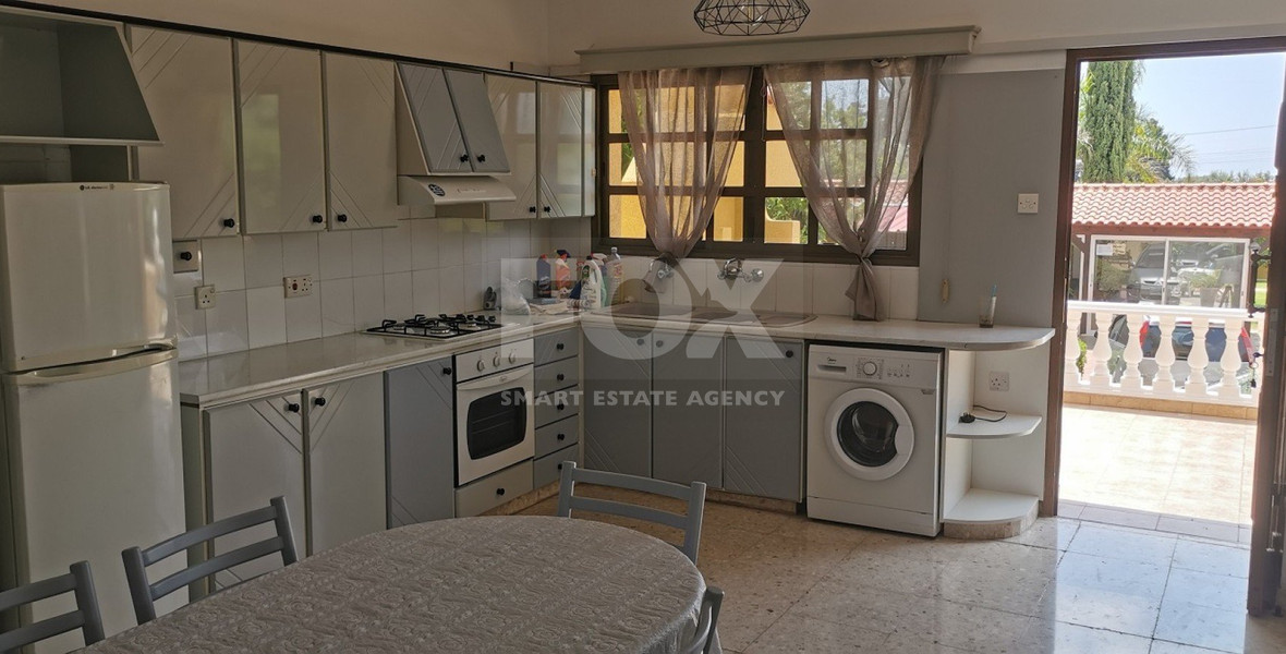 Spacious  Four Bedroom Detached Home with Pool in Kolossi