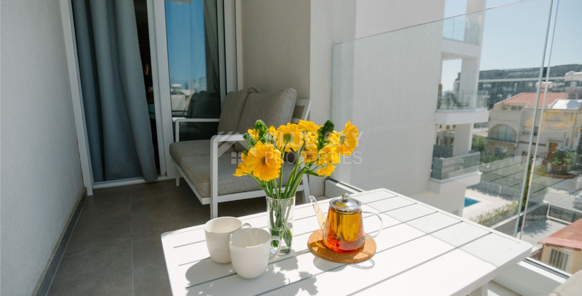 One Bedroom Apartment with Communal Pool for sale in Potamos Germasogeias-Walking distance to the sea