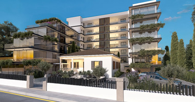 Three bedroom magnificent apartment on sixth floor in Paphos for sale