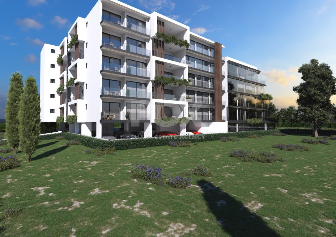 Three bedroom magnificent apartment on sixth floor in Paphos for sale