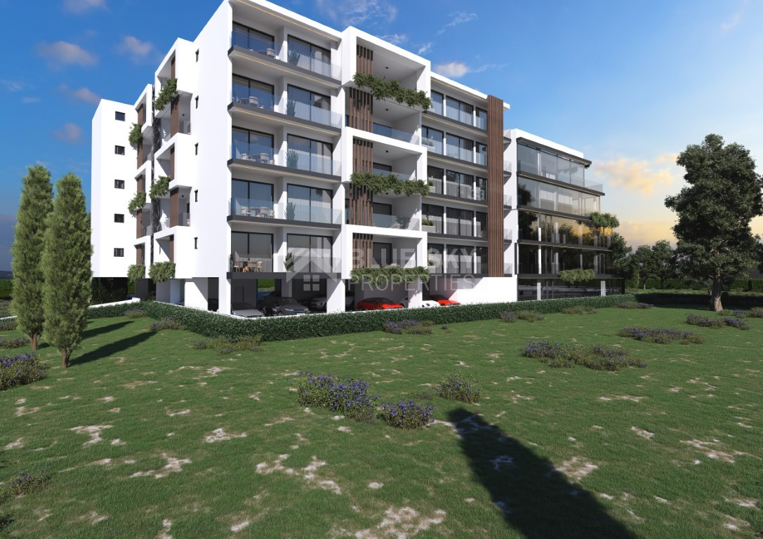 Three bedroom magnificent apartment on sixth floor in Paphos for sale