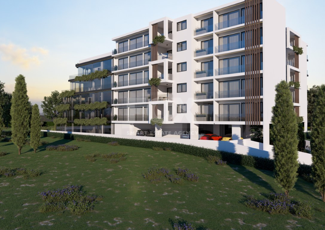 Three bedroom magnificent apartment on sixth floor in Paphos for sale