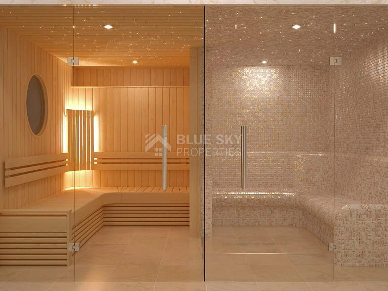 Three bedroom magnificent apartment on sixth floor in Paphos for sale