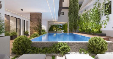 Three bedroom magnificent apartment on sixth floor in Paphos for sale