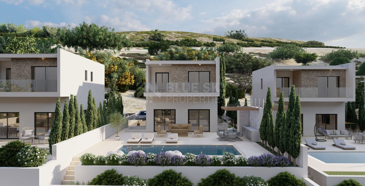 Elite five-Bedroom Villas in a magical area of Paphos Hillside – Exclusive Cyprus Investment Opportunity in Peyia