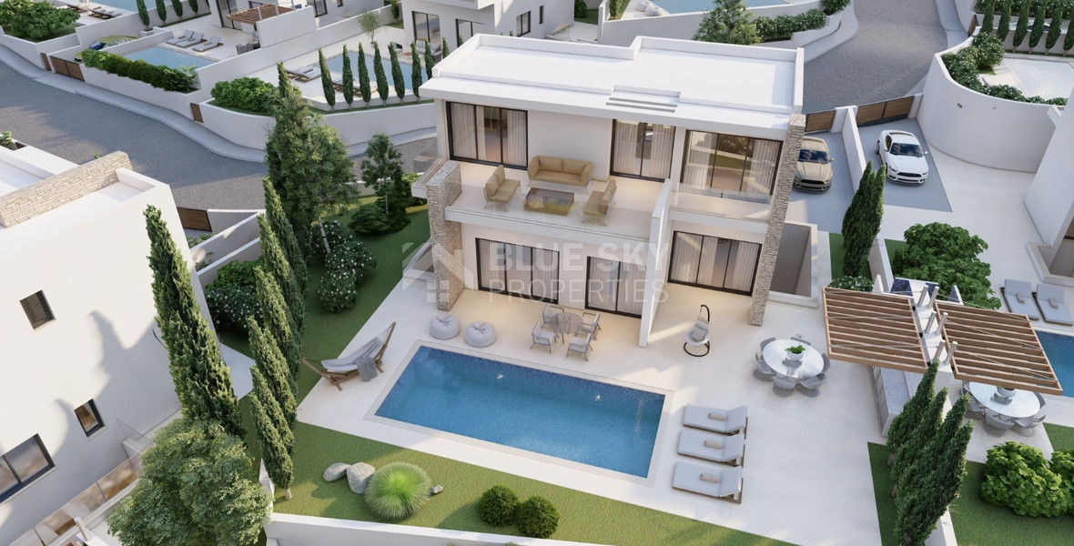 Elite five-Bedroom Villas in a magical area of Paphos Hillside – Exclusive Cyprus Investment Opportunity in Peyia