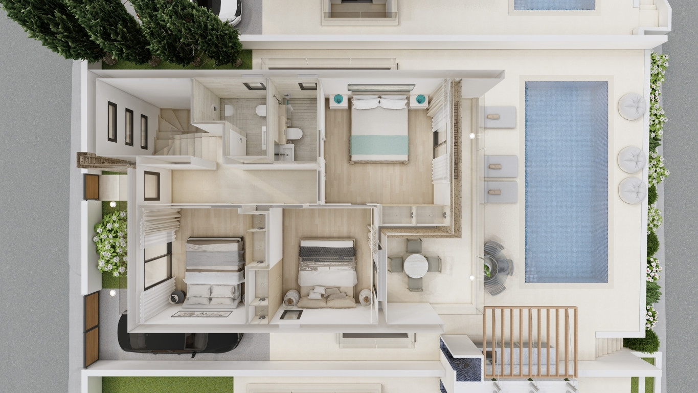 Вилла 5 спален 230 м² Adairsville, США