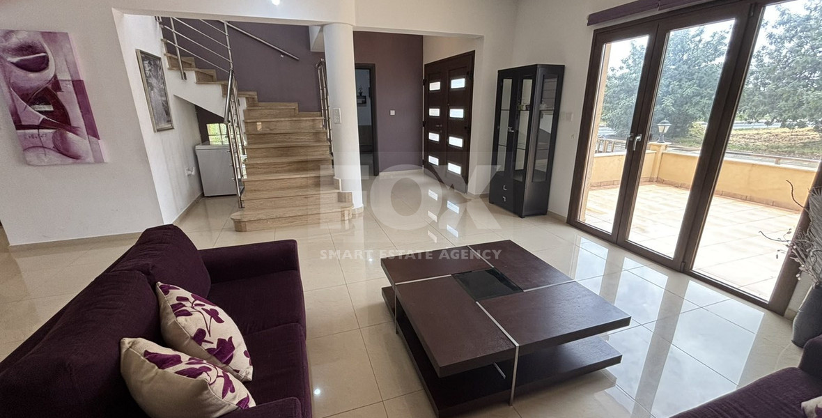 Spacious 3-Bedroom Furnished House for Rent in Ypsonas
