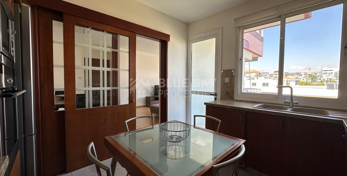 Renovated Three-Bedroom Apartment for Rent in Mesa Geitonia, Limassol