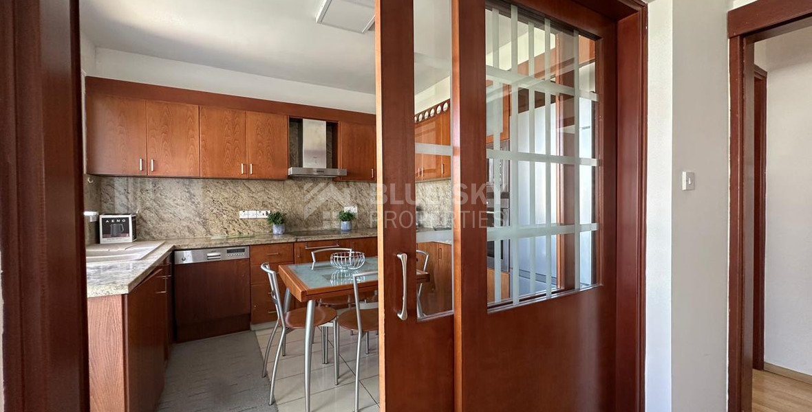 Renovated Three-Bedroom Apartment for Rent in Mesa Geitonia, Limassol