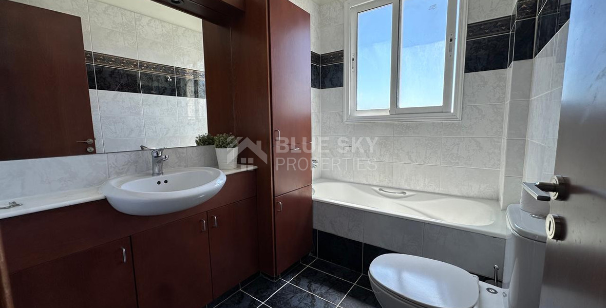 Renovated Three-Bedroom Apartment for Rent in Mesa Geitonia, Limassol