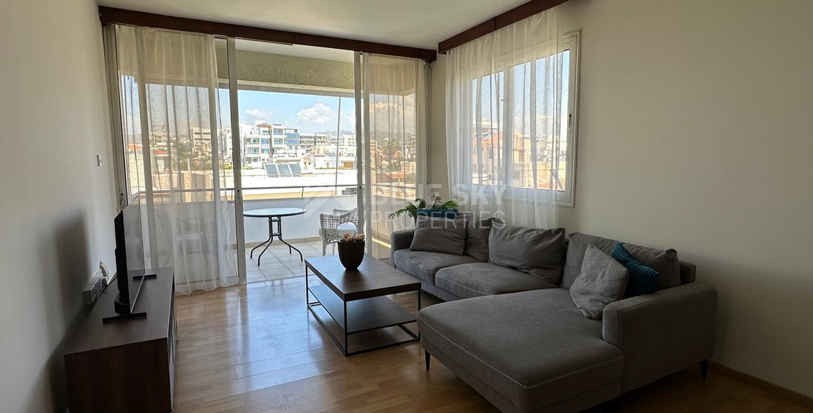 Renovated Three-Bedroom Apartment for Rent in Mesa Geitonia, Limassol