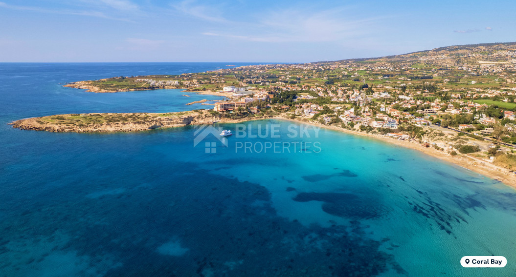 Ultra-Luxury Coastal six bedroom , with unobstructed sea view villas with Private Pools, Smart Home Technology & Exclusive Resort Living for sale in Coral Bay, Peyia