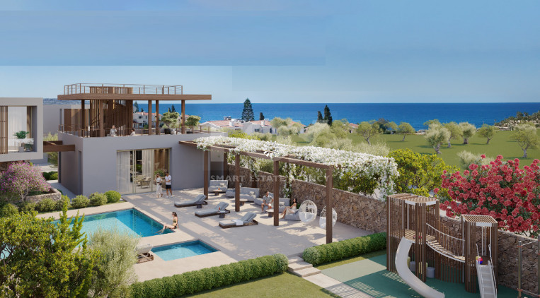 Ultra-Luxury Coastal six bedroom , with unobstructed sea view villas with Private Pools, Smart Home Technology & Exclusive Resort Living for sale in Coral Bay, Peyia