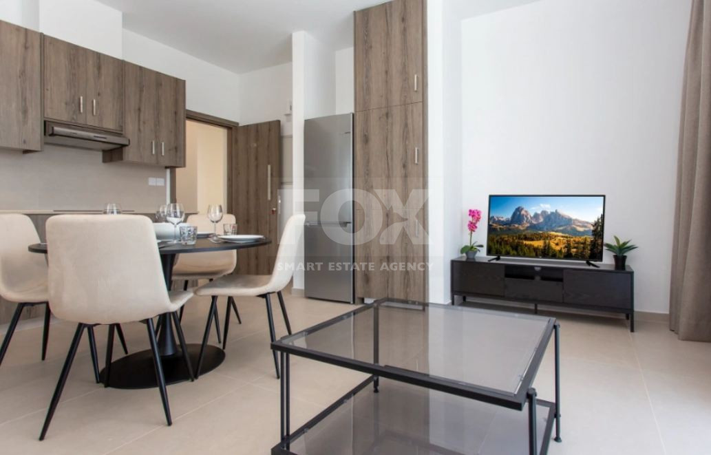 Modern Two-Bedroom Furnished Apartment for Rent in Limassol with Communal Pool & Rooftop Terrace