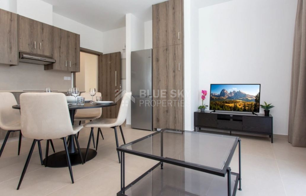Modern Two-Bedroom Furnished Apartment for Rent in Limassol with Communal Pool & Rooftop Terrace