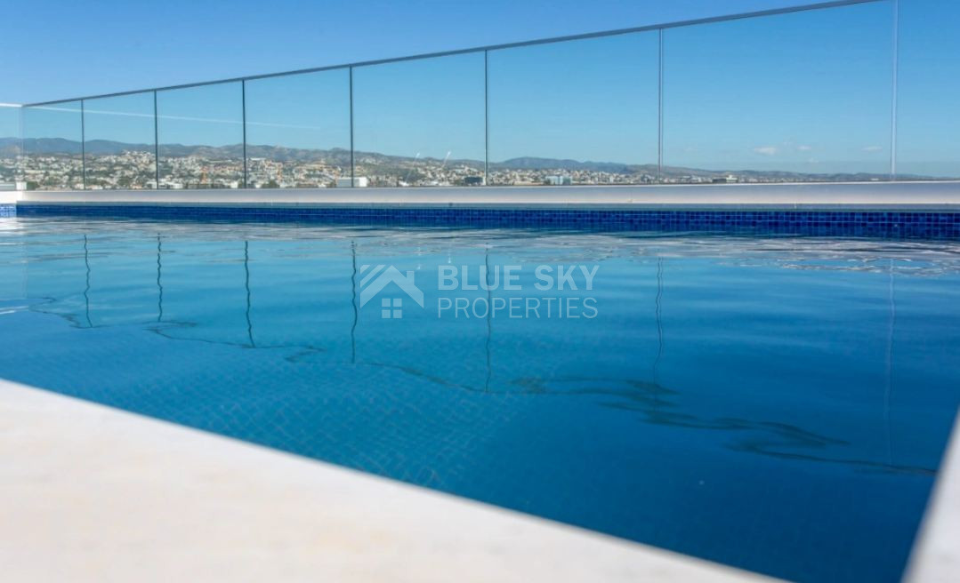 Modern Two-Bedroom Furnished Apartment for Rent in Limassol with Communal Pool & Rooftop Terrace
