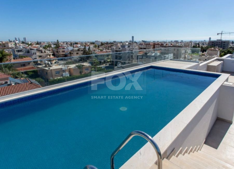 Modern Two-Bedroom Furnished Apartment for Rent in Limassol with Communal Pool & Rooftop Terrace