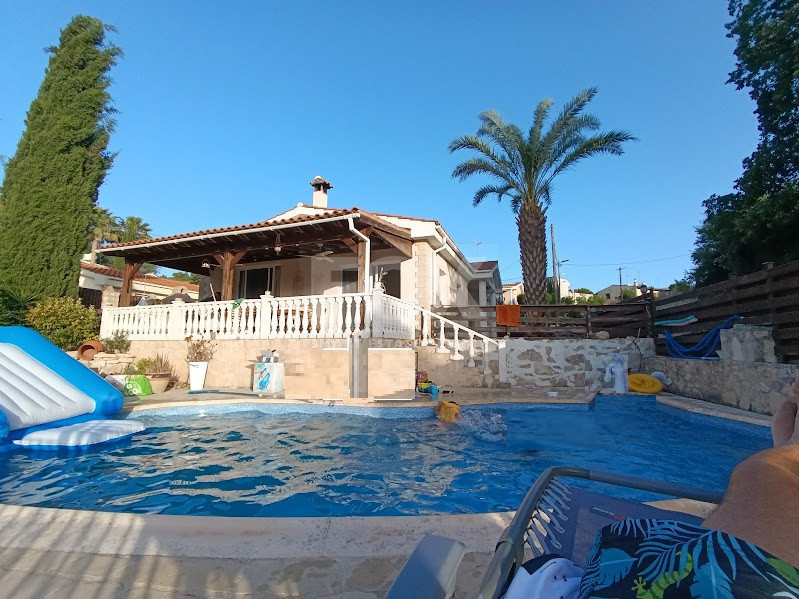 For Sale three bedroom Spacious Bungalow with Large Plot , swimming pool in Tsada