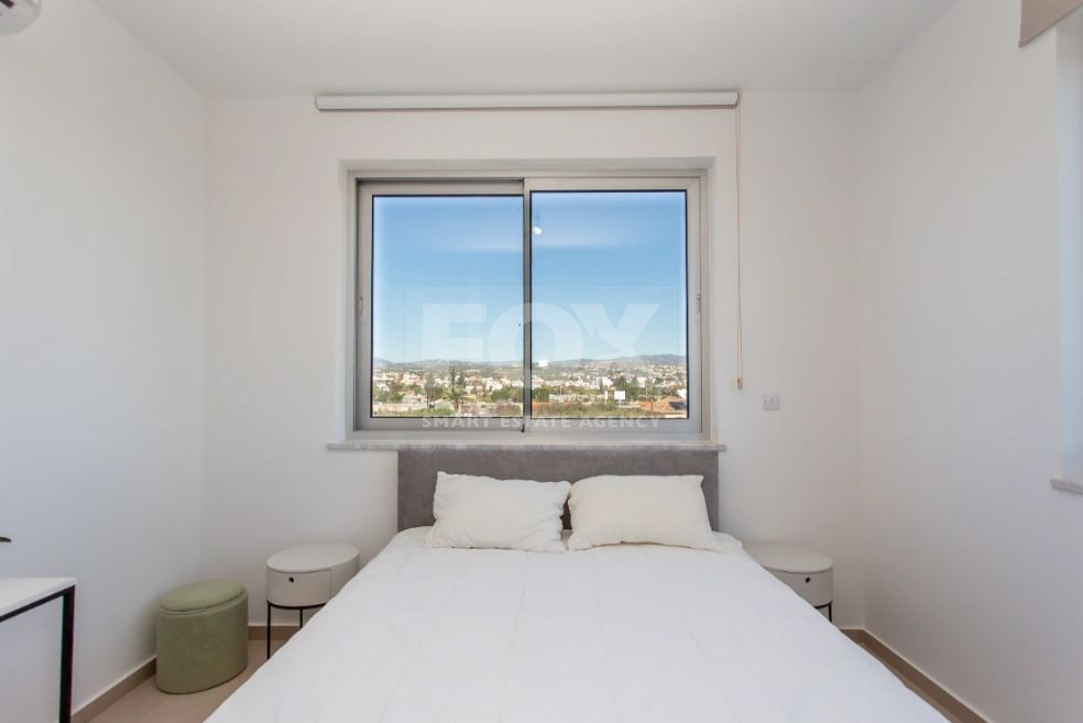 Modern One-Bedroom Furnished Apartment for Rent in Kato Polemidia with Communal Pool & Rooftop Terrace