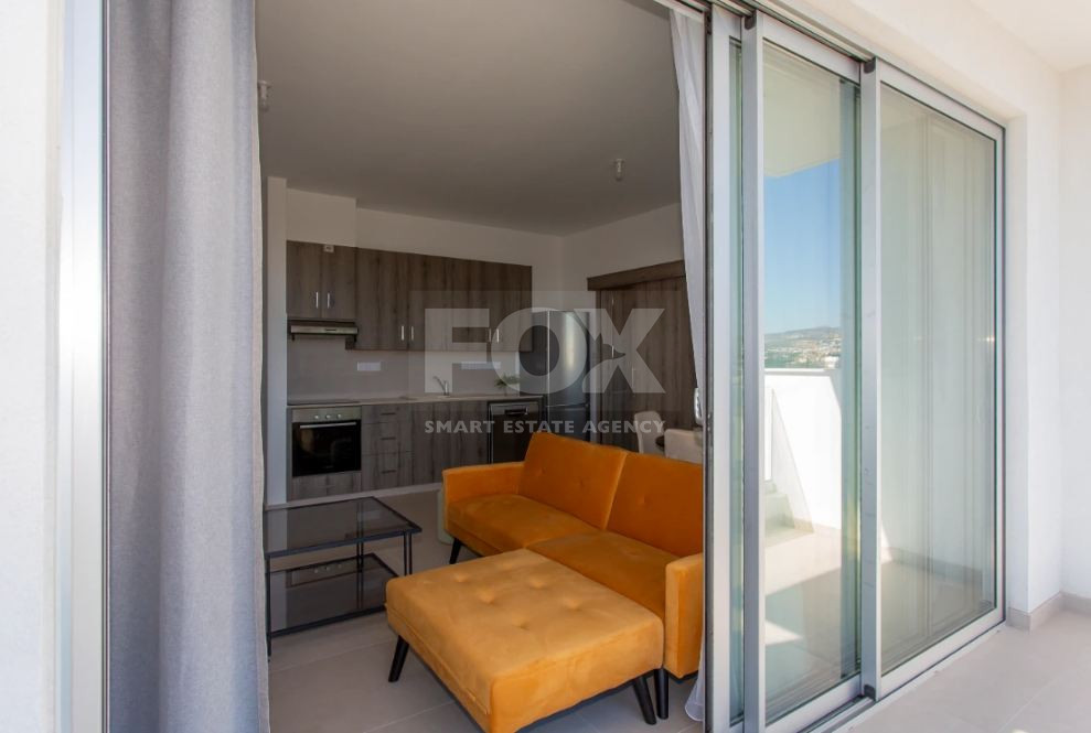 Modern One-Bedroom Furnished Apartment for Rent in Kato Polemidia with Communal Pool & Rooftop Terrace