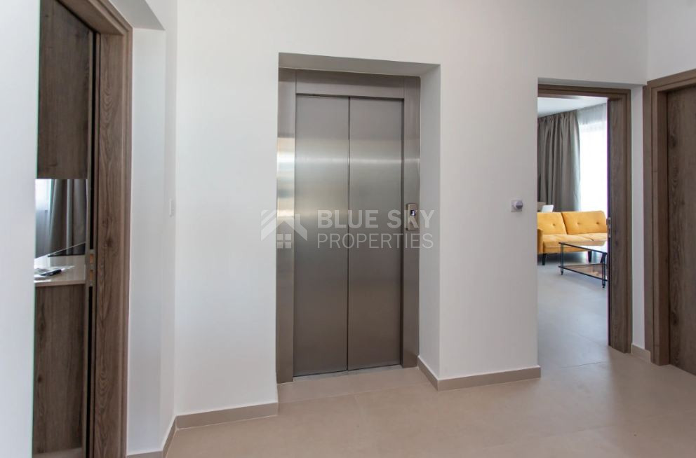 Modern One-Bedroom Furnished Apartment for Rent in Kato Polemidia with Communal Pool & Rooftop Terrace