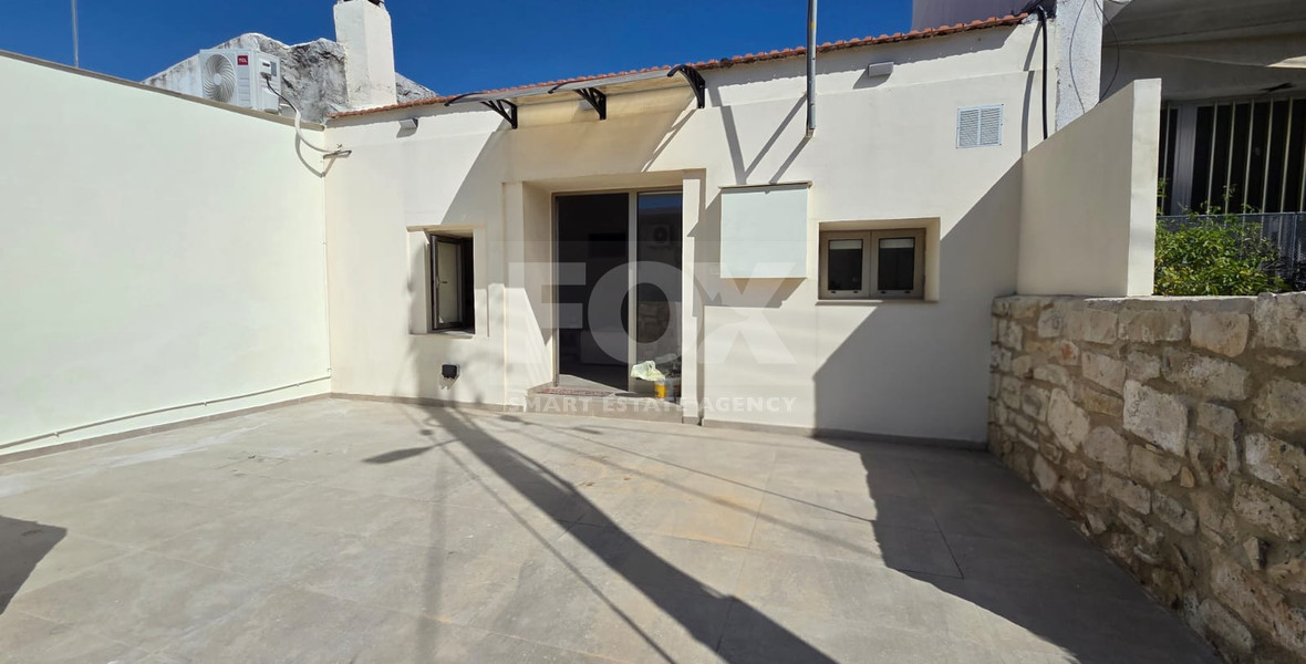 Two-Bedroom Semi-Detached Furnished House with Office for Rent in Ypsonas