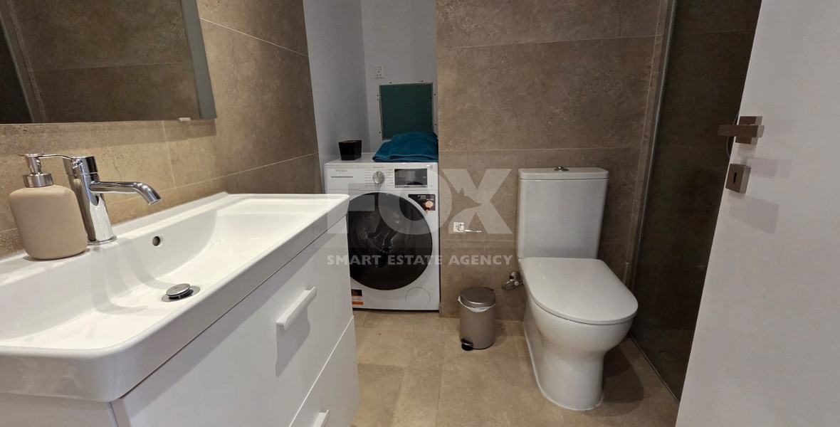 Two-Bedroom Semi-Detached Furnished House with Office for Rent in Ypsonas