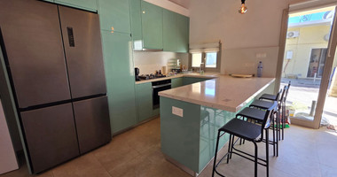 Two-Bedroom Semi-Detached Furnished House with Office for Rent in Ypsonas