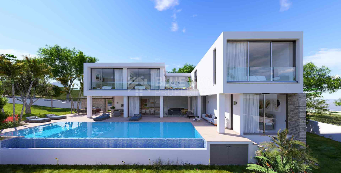 For sale , Luxury Four Bedroom Sea View Villa for Sale in Peyia, Cyprus | Private Pool & Premium Finishes