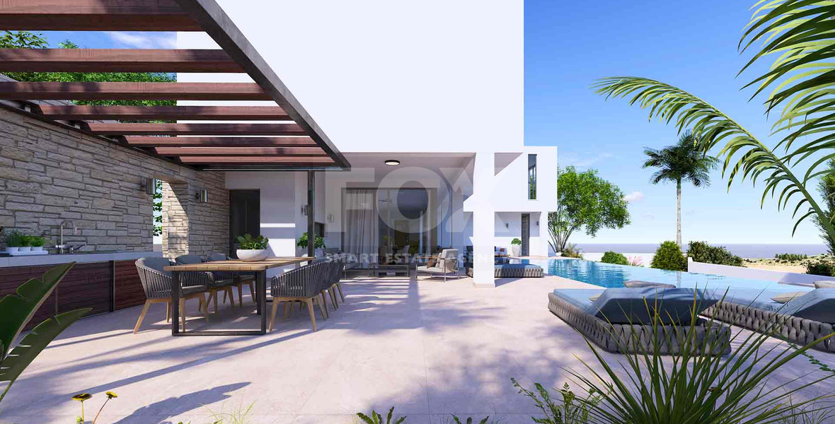For sale , Luxury Four Bedroom Sea View Villa for Sale in Peyia, Cyprus | Private Pool & Premium Finishes
