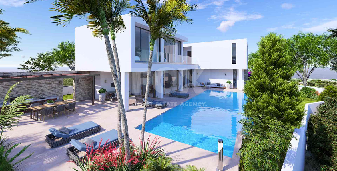 For sale , Luxury Four Bedroom Sea View Villa for Sale in Peyia, Cyprus | Private Pool & Premium Finishes