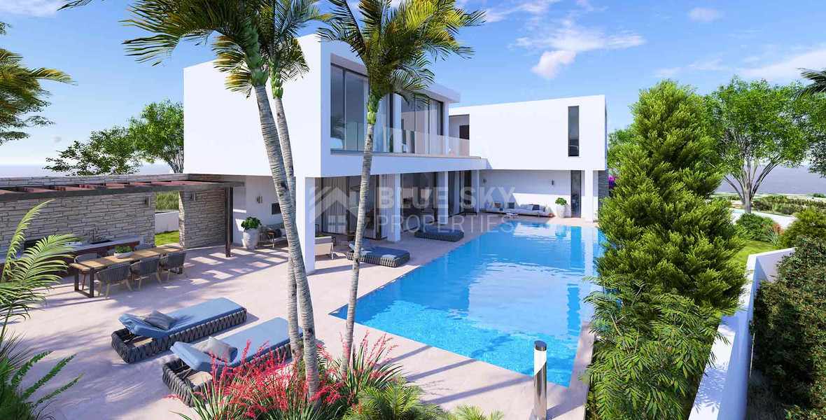 For sale , Luxury Four Bedroom Sea View Villa for Sale in Peyia, Cyprus | Private Pool & Premium Finishes