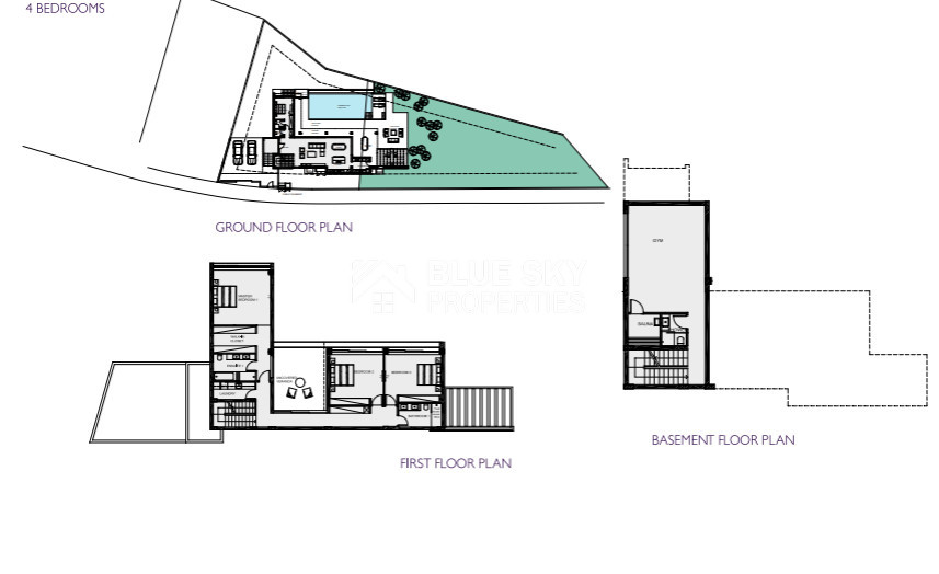 For sale , Luxury Four Bedroom Sea View Villa for Sale in Peyia, Cyprus | Private Pool & Premium Finishes