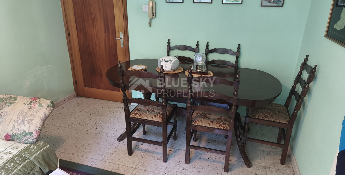Fully Furnished One Bedroom Neapoli Apartment For Sale 500 m from Beach